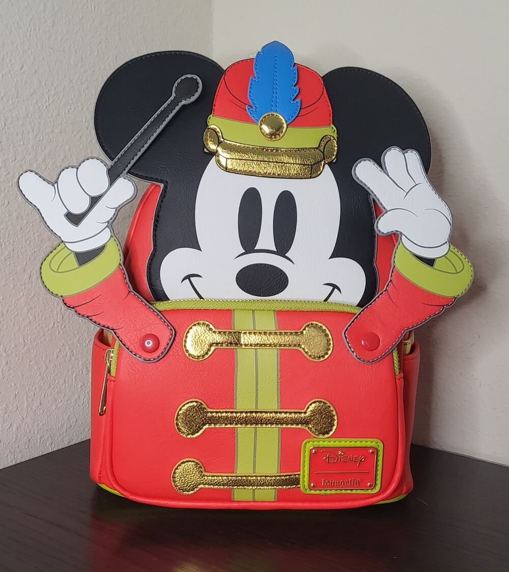 Mickey Mouse The Band Concert Loungefly Backpack Disney 100 Years NEW